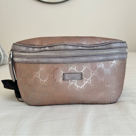 GUCCI GUCCISIMA IMPRIME MONOGRAM CANVAS BELT BAG FANNY PACK BUMBAG WAIST BAG - Picture 3 of 13